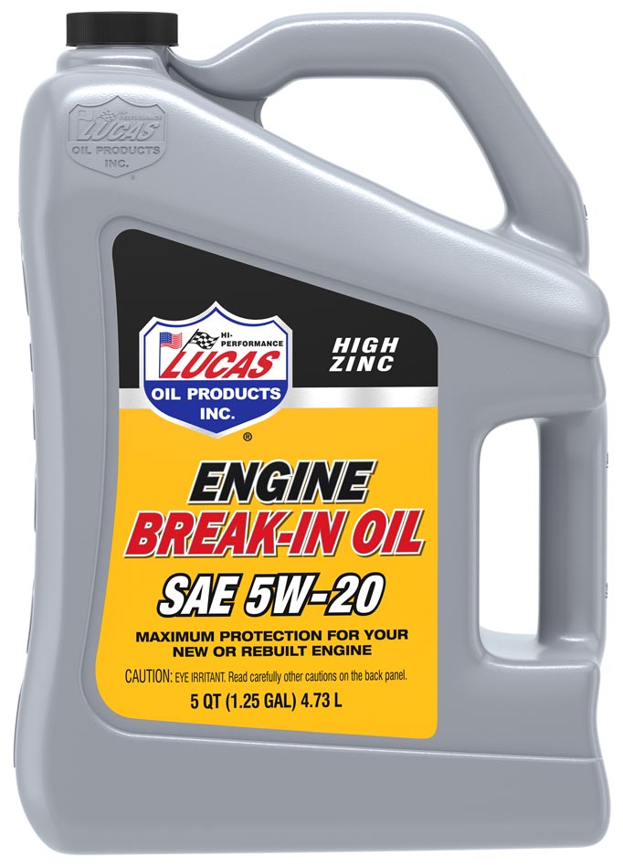 Engine Break-In Oil SAE 5w-20 gallon