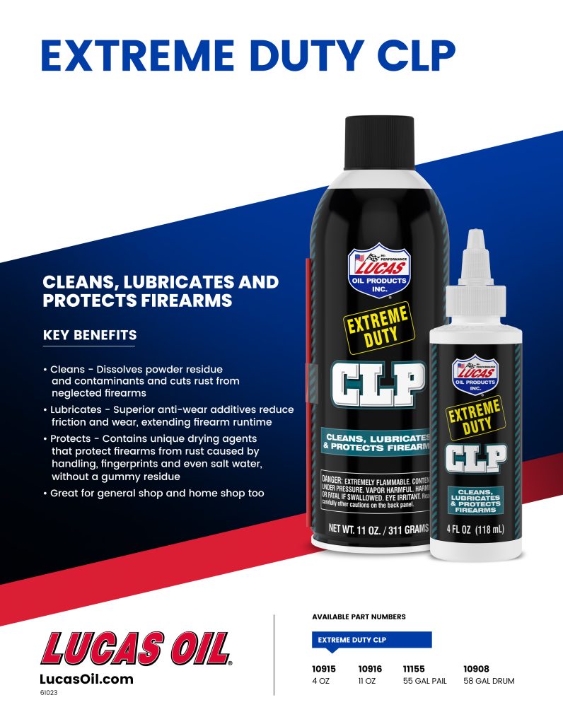 Lucas Oil Extreme Duty CLP (Gun Cleaning Solvent, Lubricant, Rust