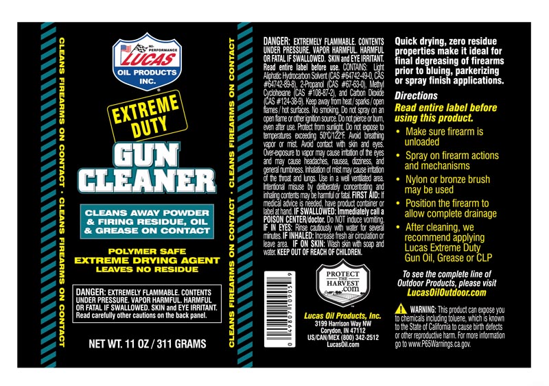 Extreme Duty Bore Solvent & Ultrasonic Gun Cleaner – Lucas Oil Products,  Inc. – Keep That Engine Alive!