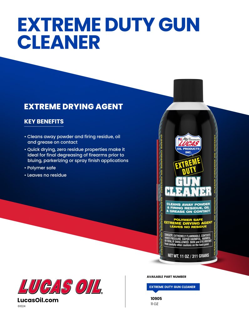 Extreme Duty Bore Solvent & Ultrasonic Gun Cleaner – Lucas Oil Products,  Inc. – Keep That Engine Alive!