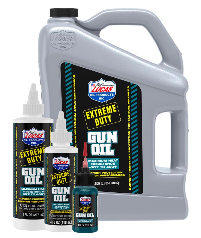 Gunfighter Gun Oil vs Lucas Oil Extreme Duty: viscosity 