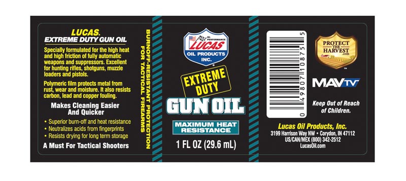 Extreme Duty Gun Oil - 1oz (Label)