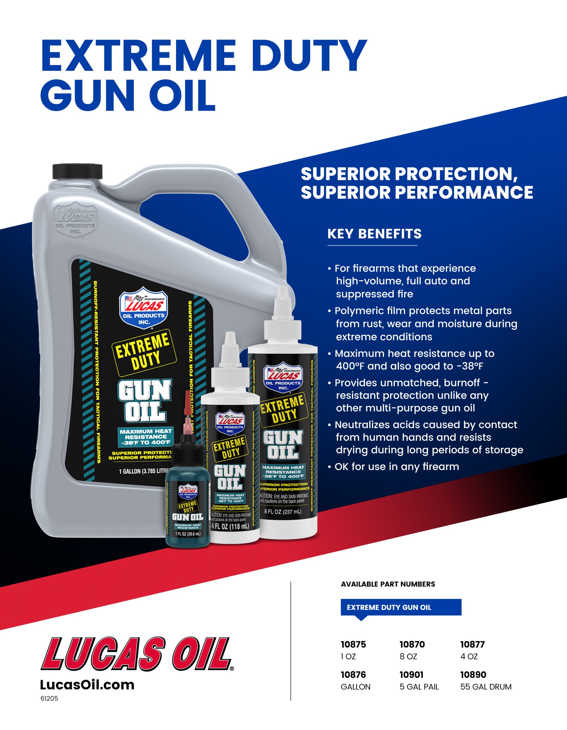 Extreme Duty Gun Oil Lucas Oil Products, Inc. Keep That Engine Alive!