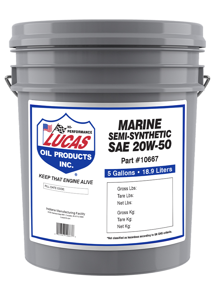 Extreme Duty Marine Engine Oil Semi Synthetic SAE 20W-50