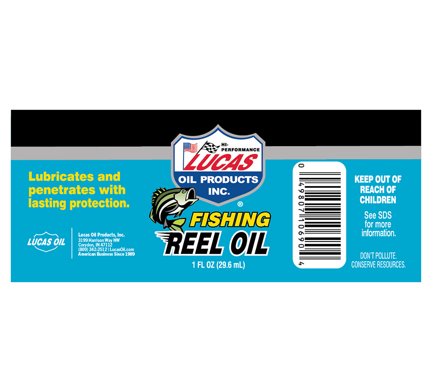 Fishing Reel Oil - 1oz (Label)