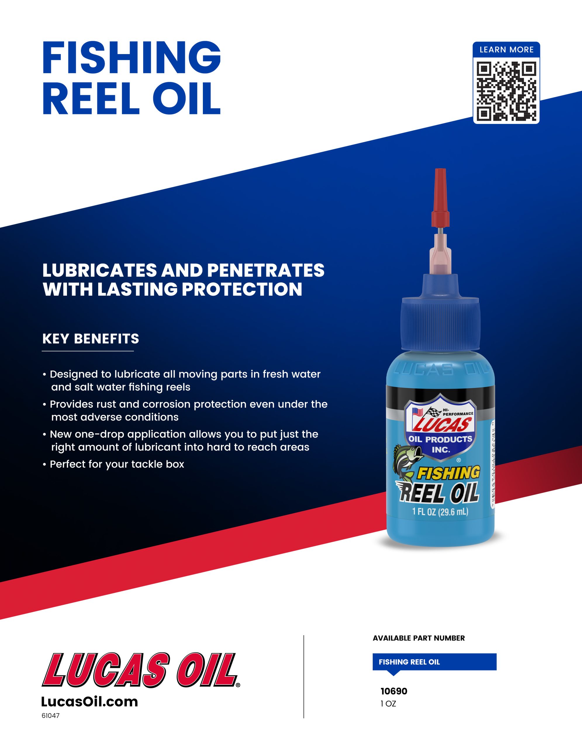 Fishing Reel Oil Lucas Oil Products, Inc. Keep That Engine Alive!