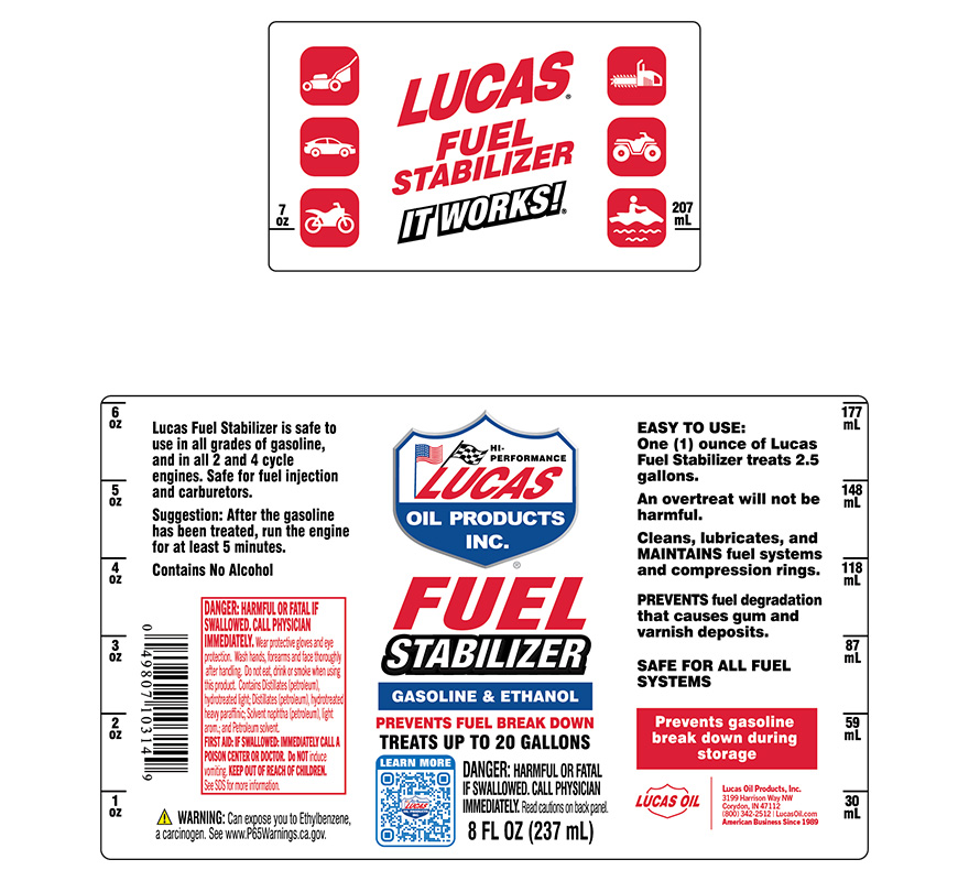 Fuel Stabilizer - 8oz (Label)