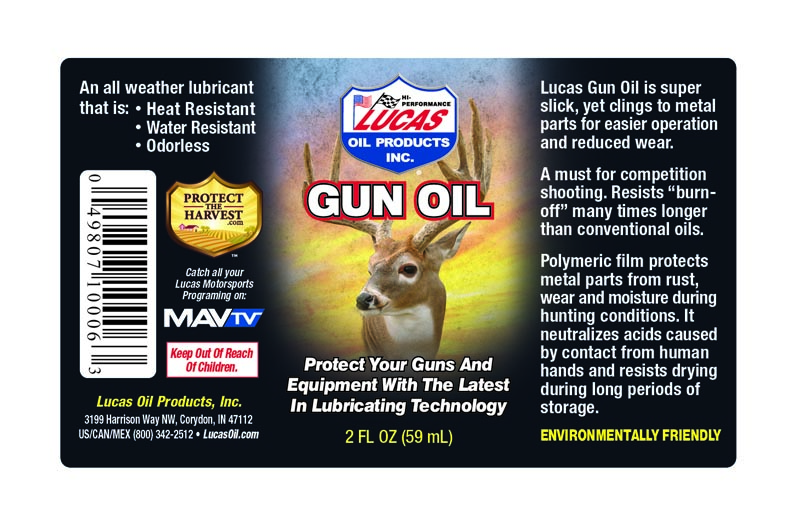 Gun Oil – Lucas Oil Products, Inc. – Keep That Engine Alive!