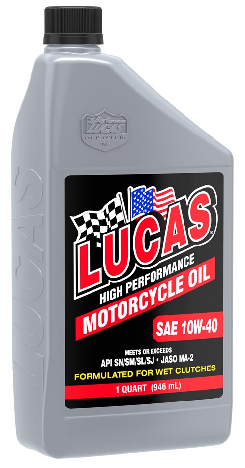 High Performance Conventional Motorcycle Oils – Lucas Oil Products