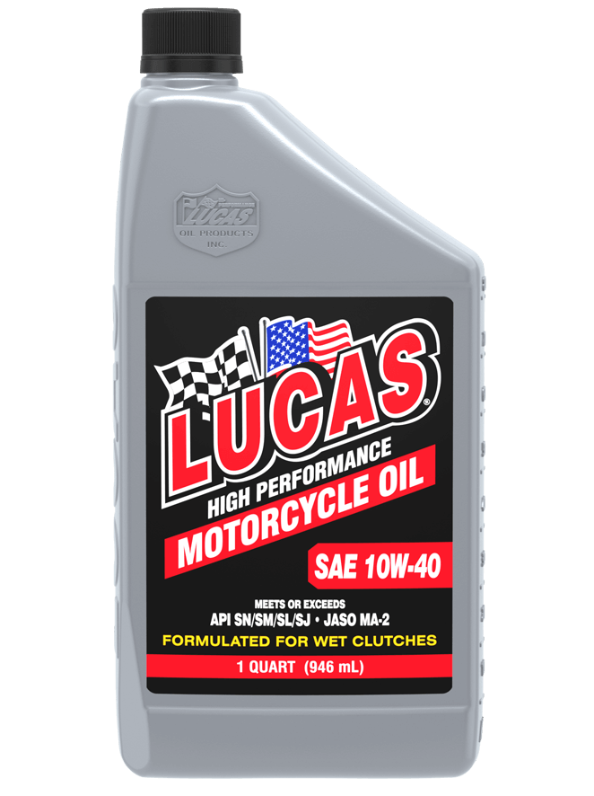 High Performance Conventional Motorcycle Oils qt 10w-40