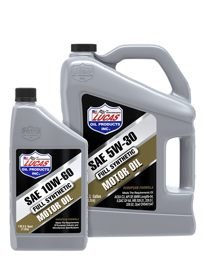 HIGH PERFORMANCE EUROPEAN SYNTHETIC MOTOR OILS