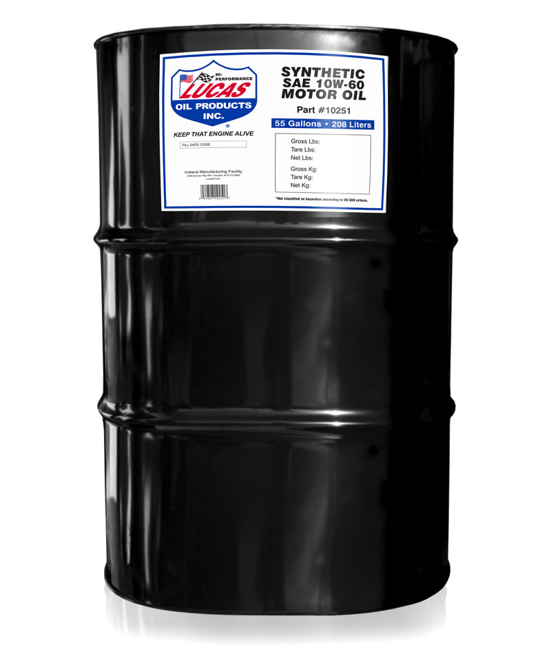 Syn 10W-60 Motor Oil - 55 Gallon