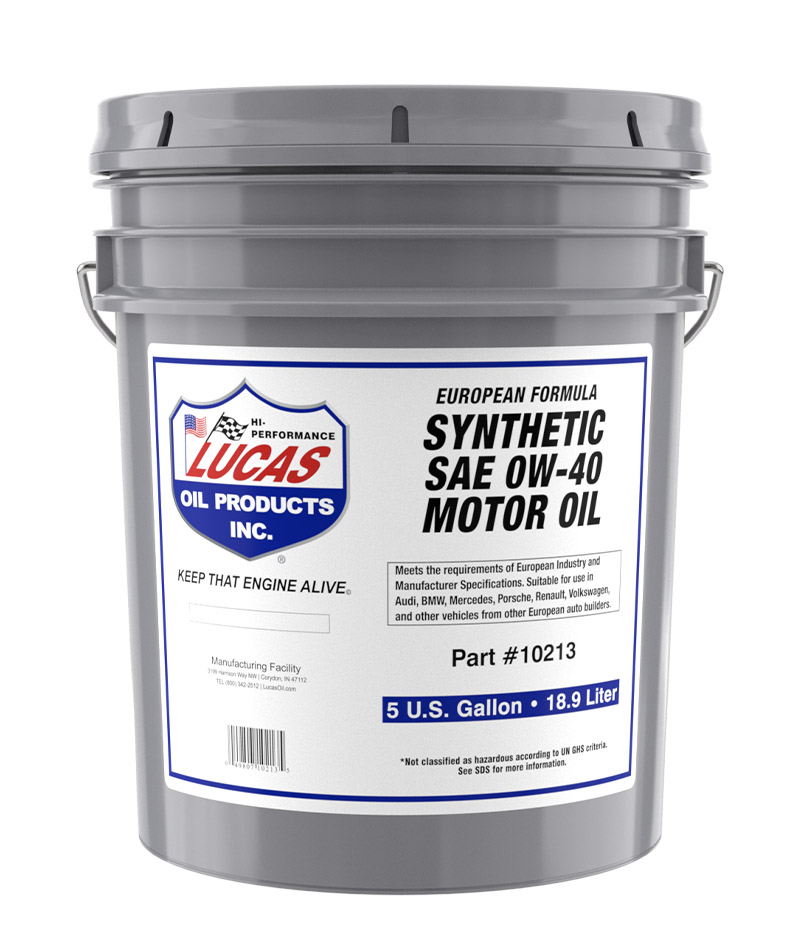 Synthetic SAE 0W-40 Pail