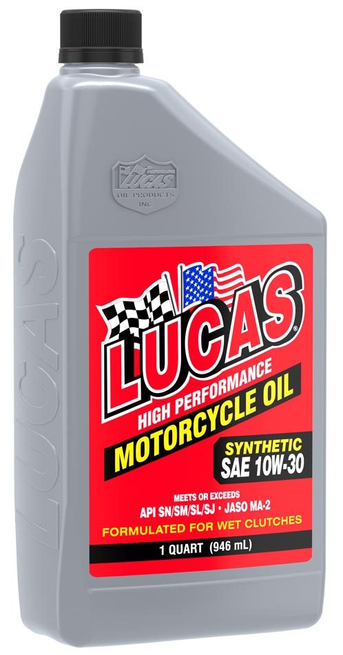 Synthetic 10W-30 Motorcycle Oil quart