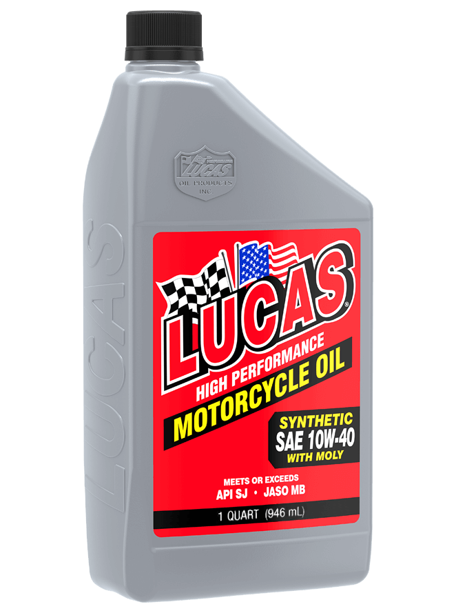 Synthetic 10W-40 Motorcycle Oil w/ Moly