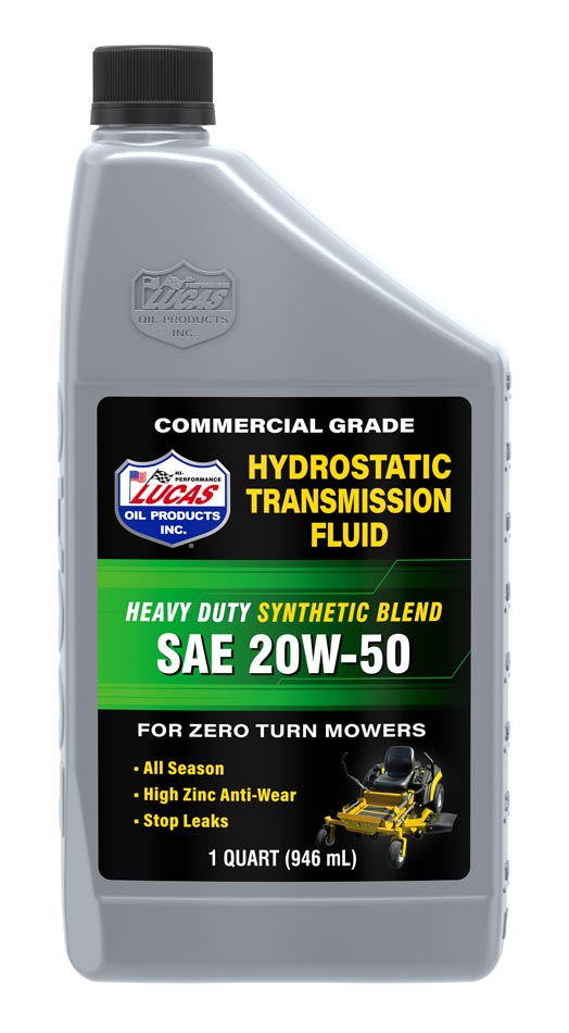 Mower hydrostatic transmission outlet