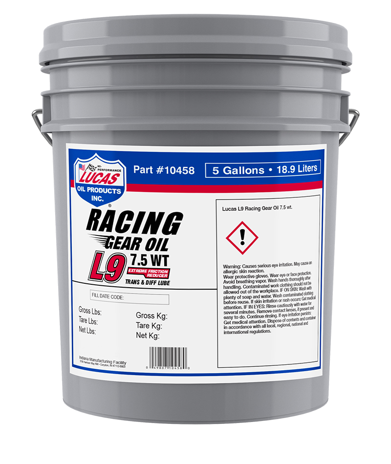 L 9 Racing Gear Oil 5 gallon