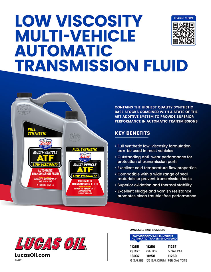 Low Viscosity Synthetic Multi-Vehicle Automatic Transmission Fluid