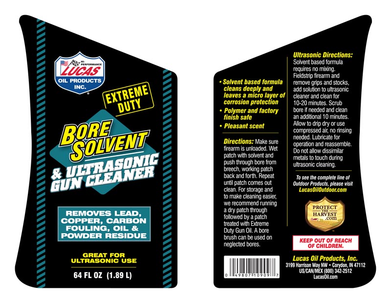 Extreme Duty Bore Solvent & Ultrasonic Gun Cleaner – Lucas Oil Products,  Inc. – Keep That Engine Alive!