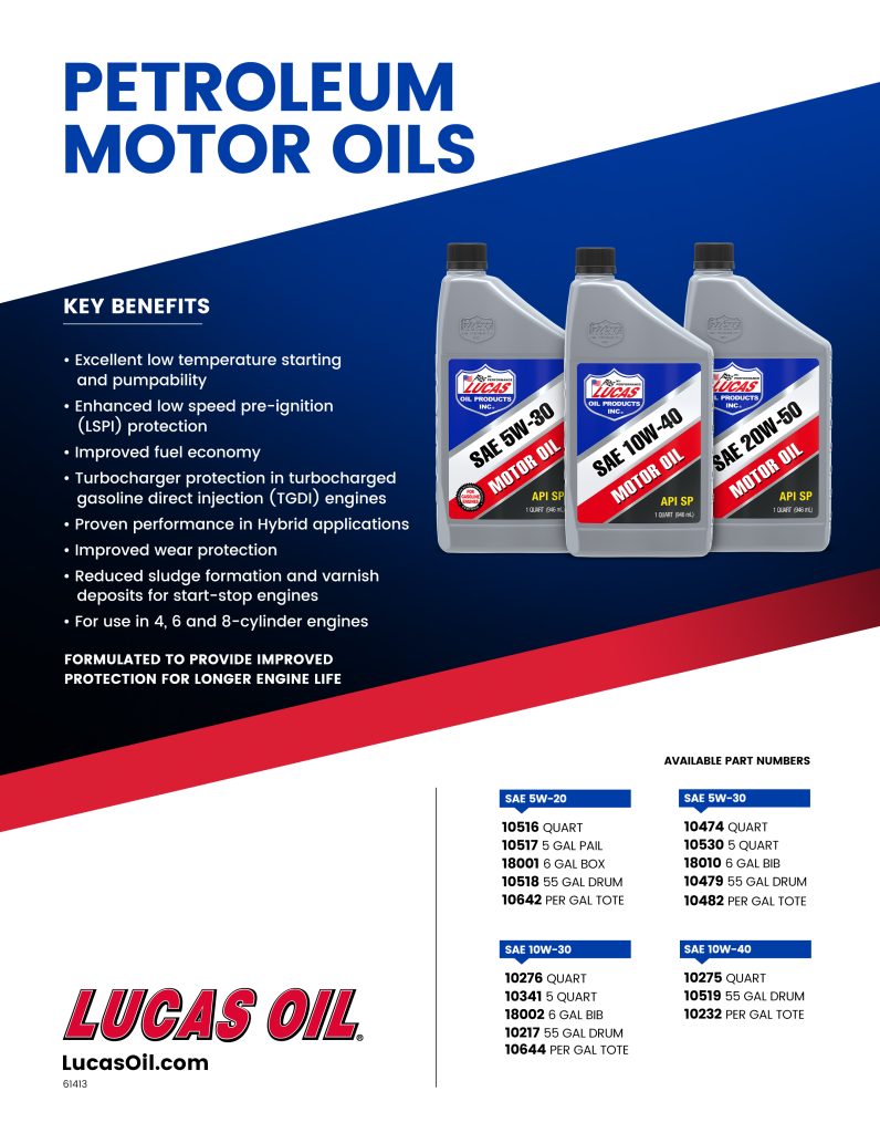 High Performance Conventional Motorcycle Oils – Lucas Oil Products