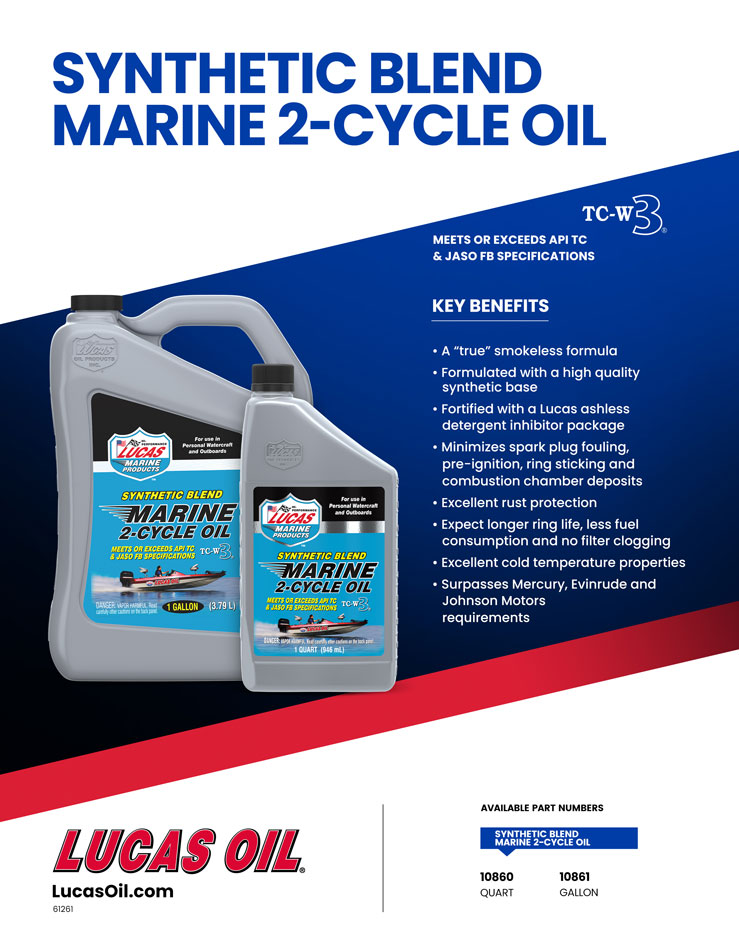 Synthetic Blend Marine 2-Cycle Oil Flyer