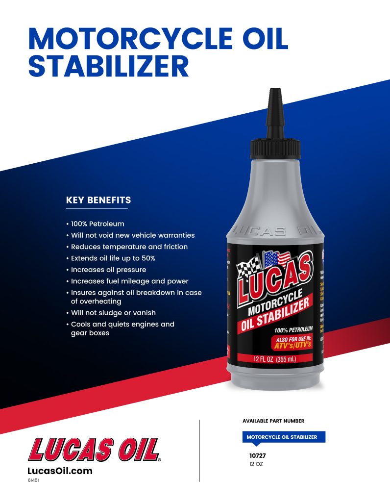 Motorcycle Oil Stabilizer