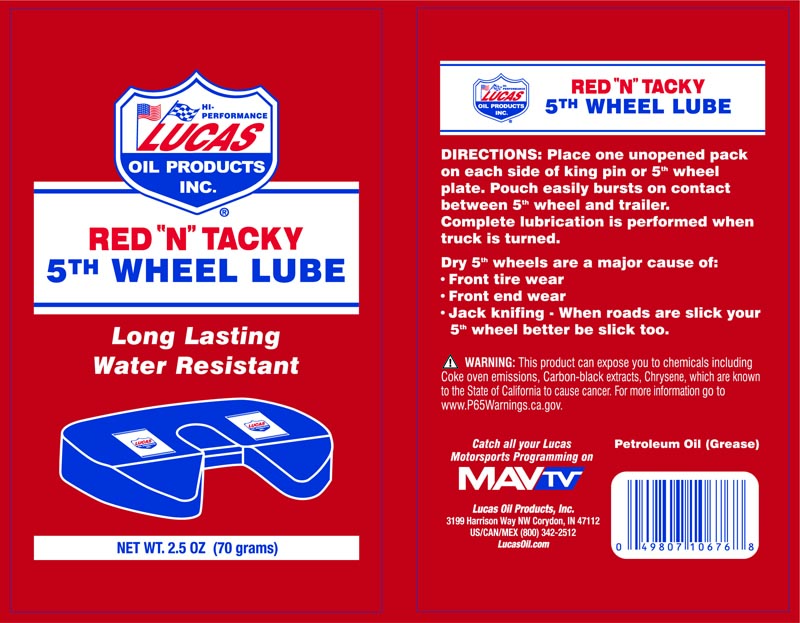 Lucas Oil - Yesterday's Guess that Product answer is our Red N Tacky Spray  Grease! It is a high-quality grease that is now in a convenient aerosol  packing for those hard to