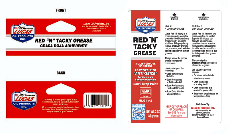 Red N Tacky Grease 3 pack label