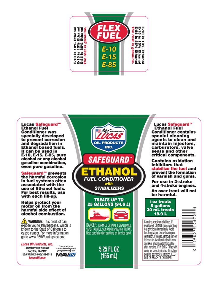 Safeguard™ Ethanol Fuel Conditioner with Stabilizers 5oz label
