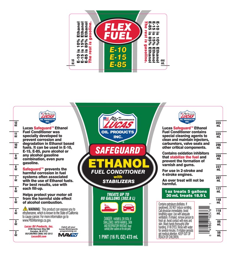 Safeguard™ Ethanol Fuel Conditioner with Stabilizers 16oz label