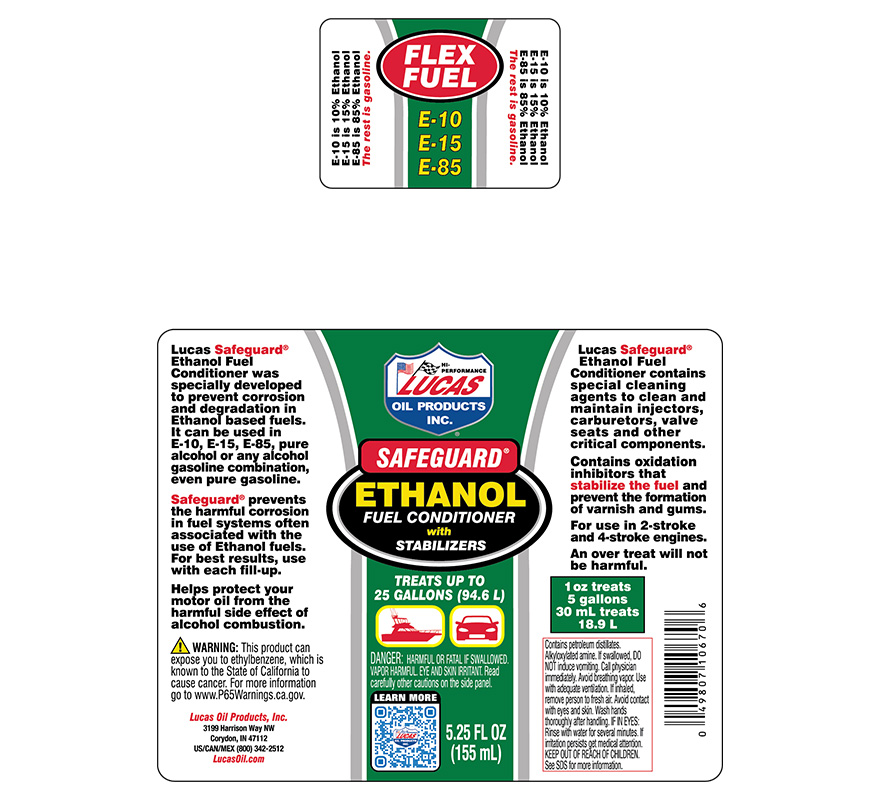 Safeguard® Ethanol Fuel Conditioner with Stabilizers 5oz label