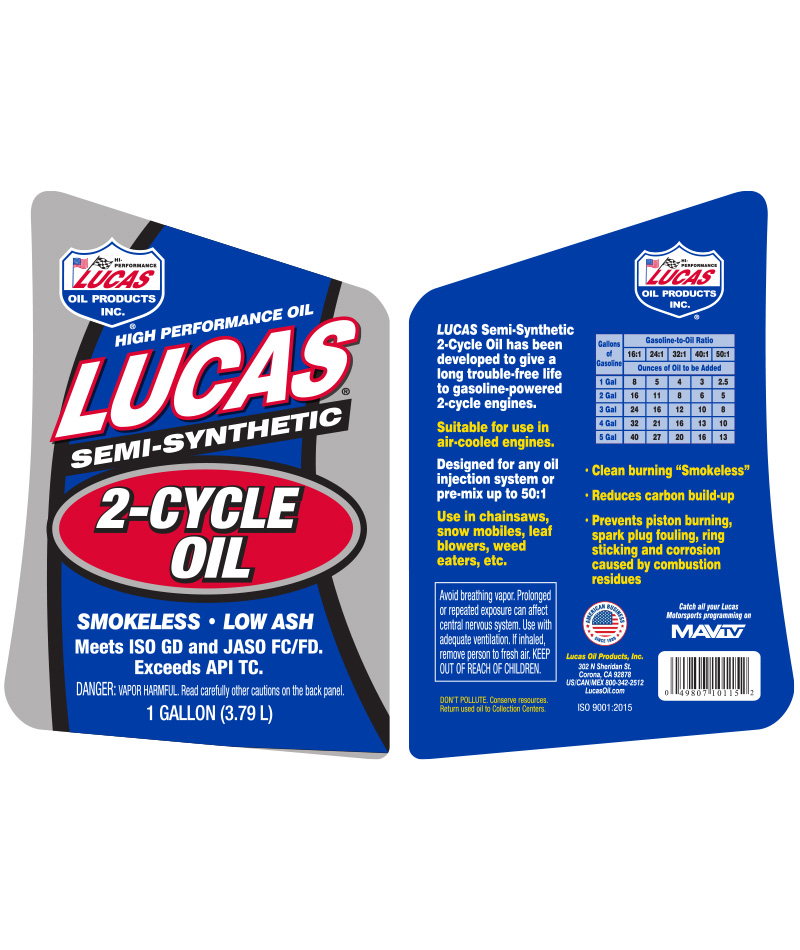 Semi Synthetic 2-Cycle Oil 1 gallon