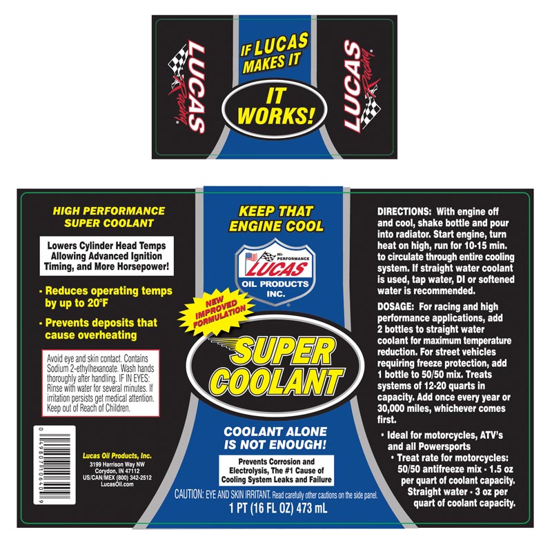 Super Coolant - 16oz (Label)