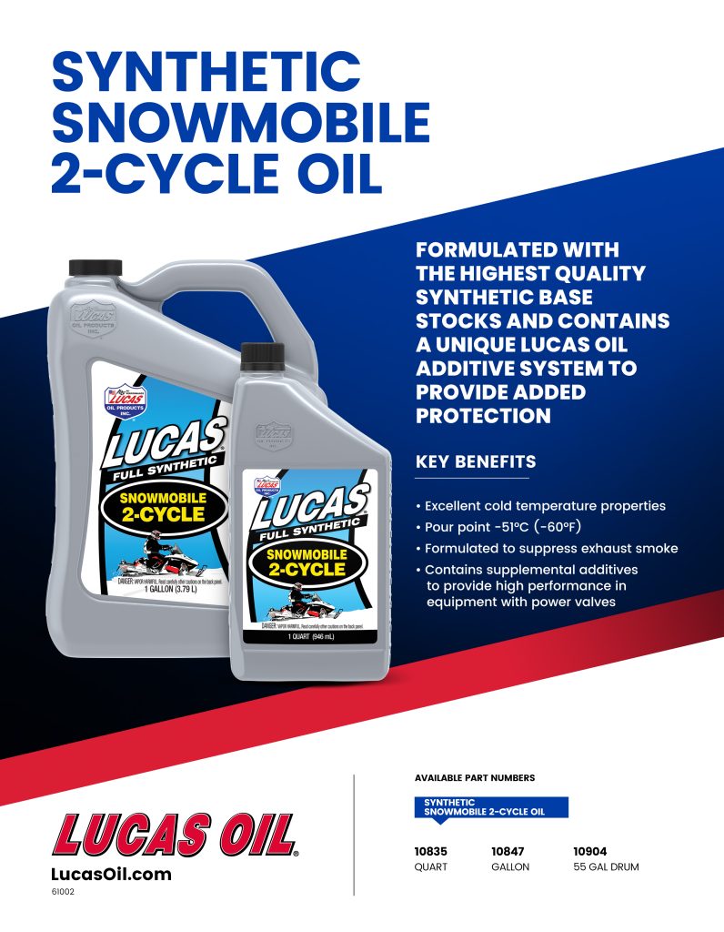 Synthetic Snowmobile 2 Cycle Oil Flyer