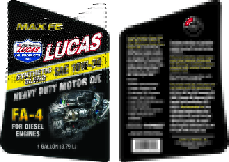 SAE 10W-30 Synthetic Blend FA-4 - Gallon (Label)