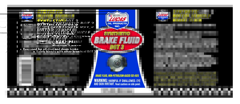 Synthetic Brake Fluid DOT3 - 12oz (Label)