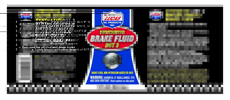 Synthetic Brake Fluid DOT3 - 12oz (Label)