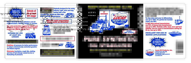 Pure Synthetic Oil Stabilizer - Gallon (Label)
