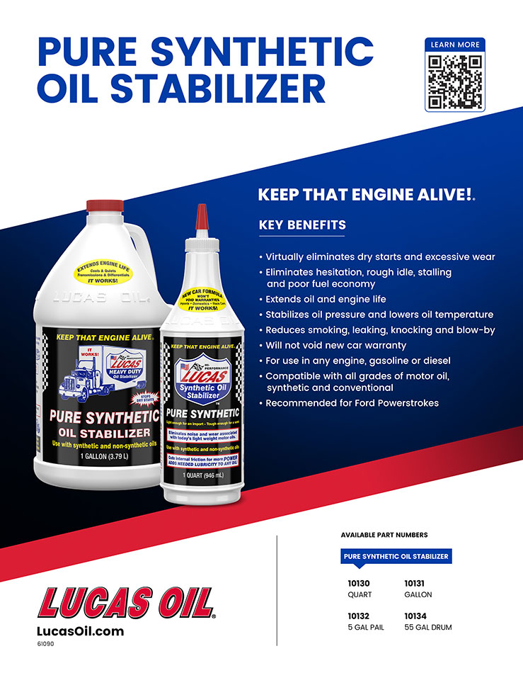 Pure Synthetic Oil Stabilizer flyer