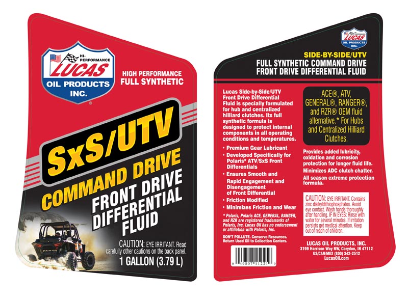 SxS Command Drive Fluid - Gallon (Label)
