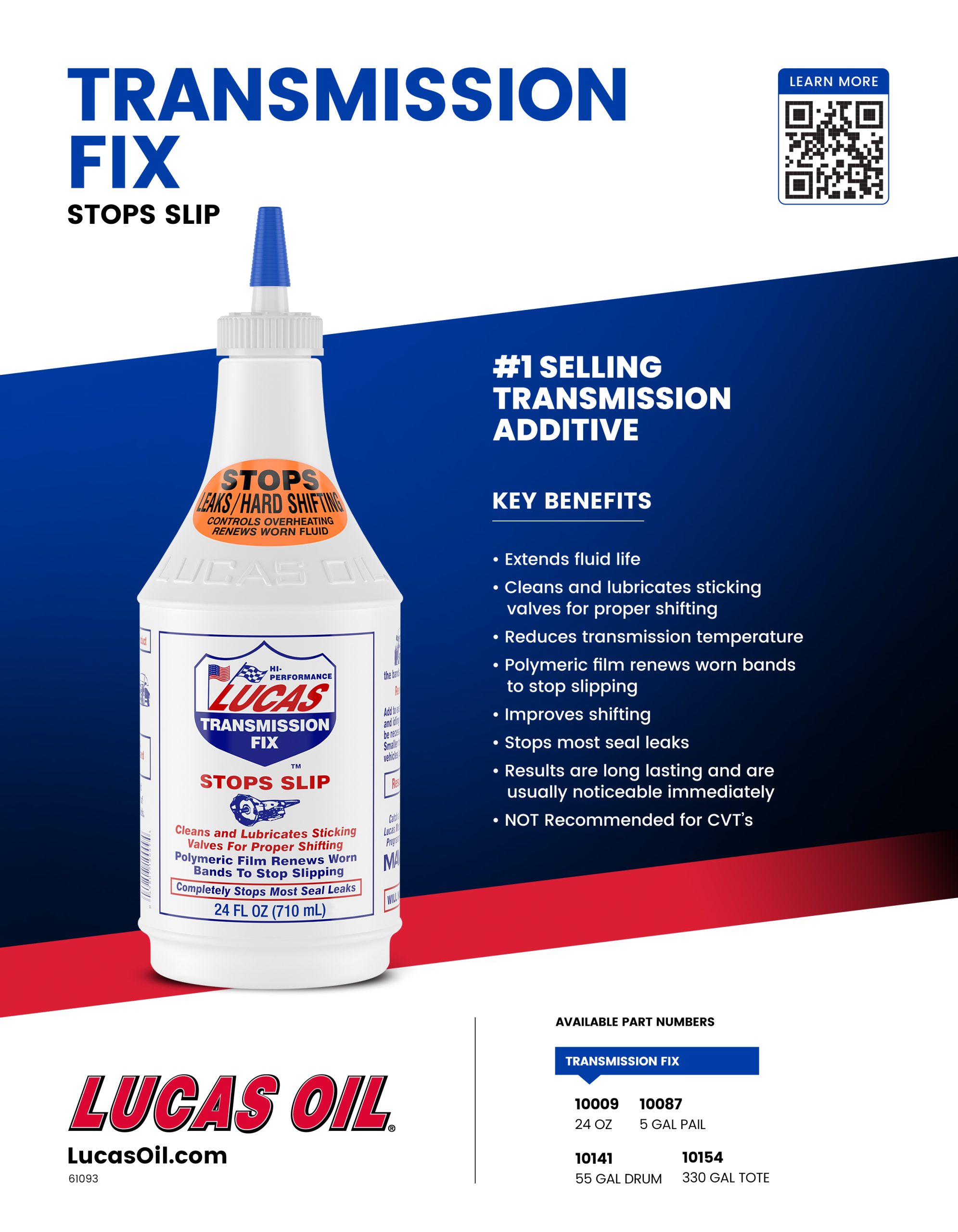 Transmission Fix Lucas Oil Products, Inc. Keep That Engine Alive!
