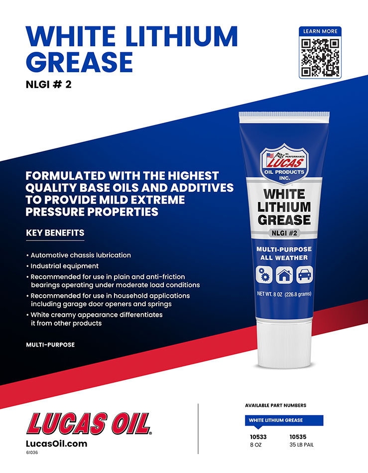 White Lithium Grease flyer