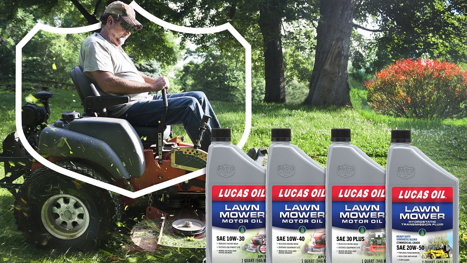 Lucas Oil Launches New Line of Lawn Care Engine Oils