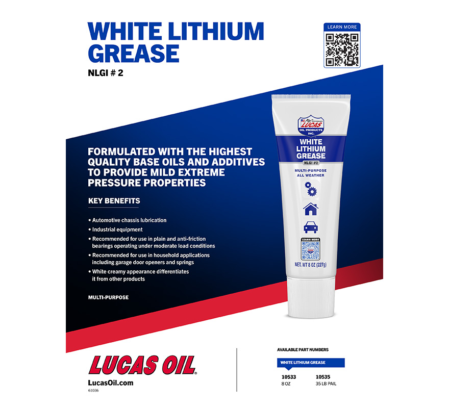 White Lithium Grease flyer