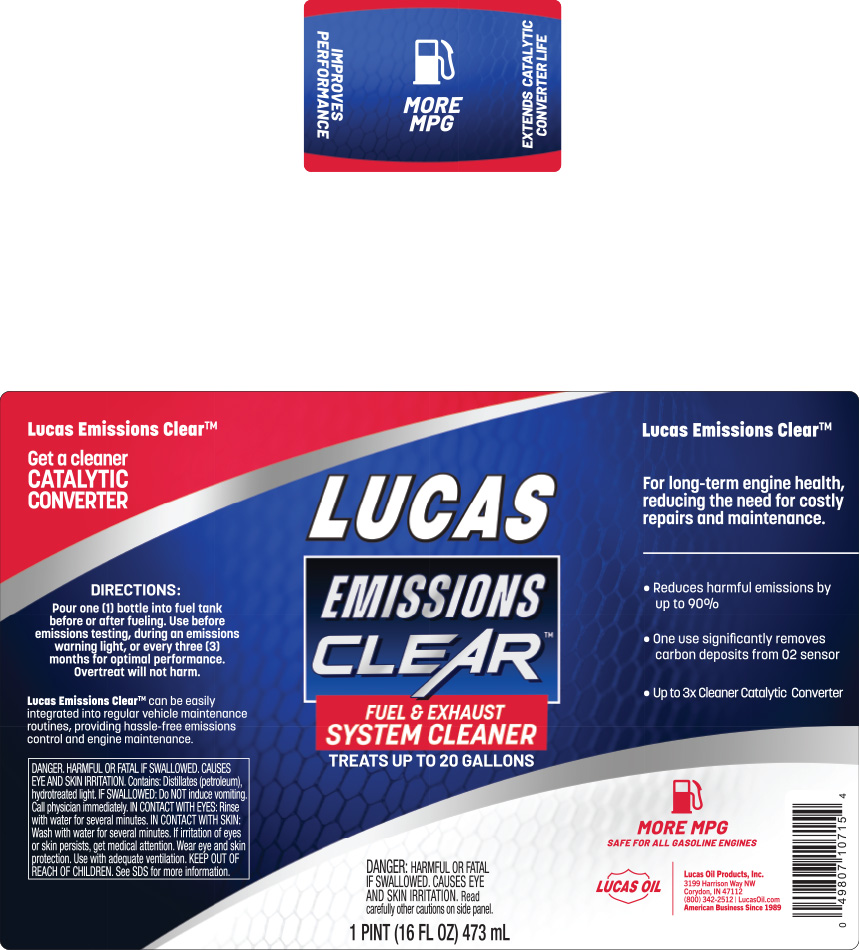 Emissions Clear label