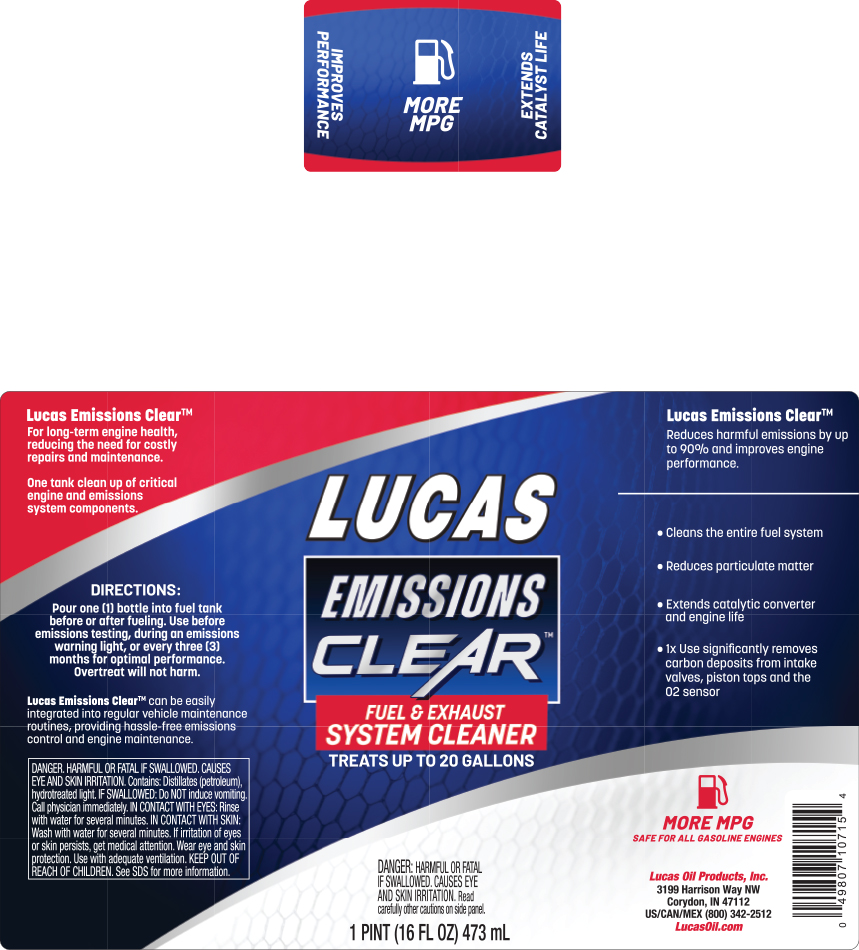 Emissions Clear label